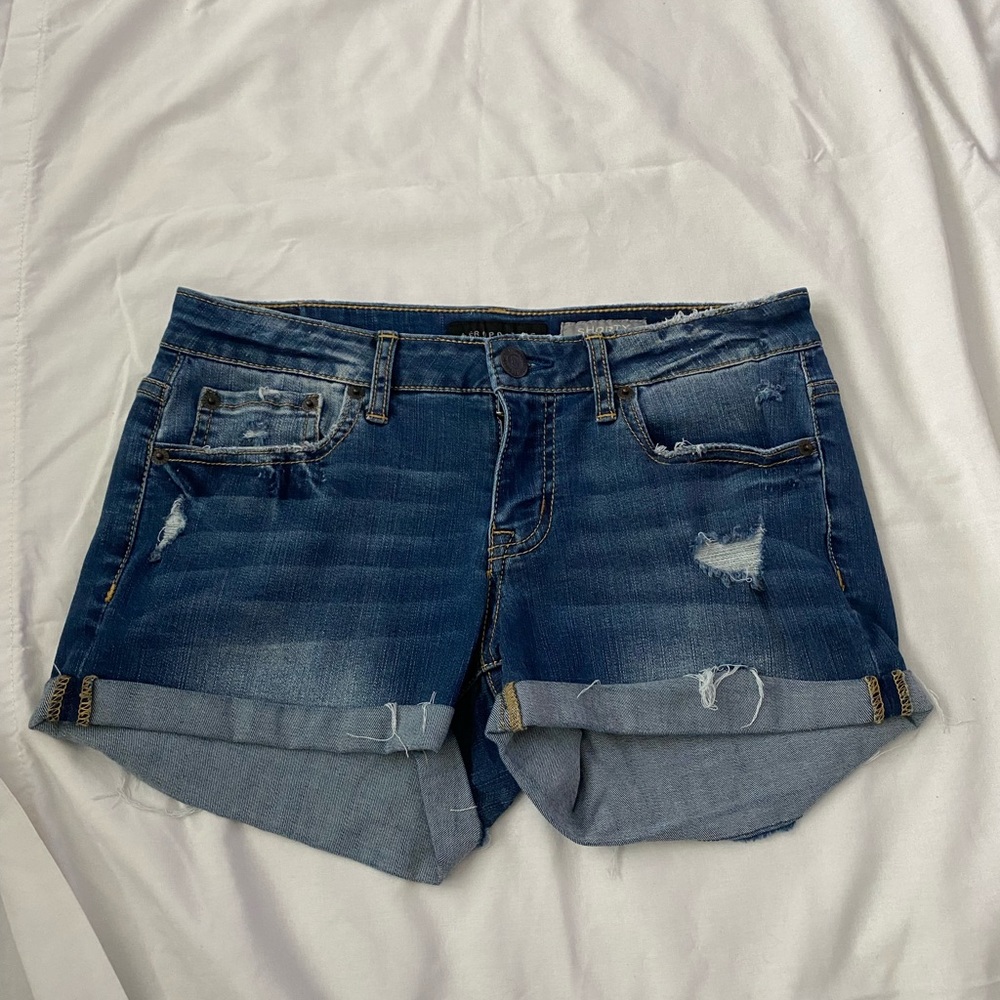 Aeropostale Shorty Shorts Womens Size 4 Blue